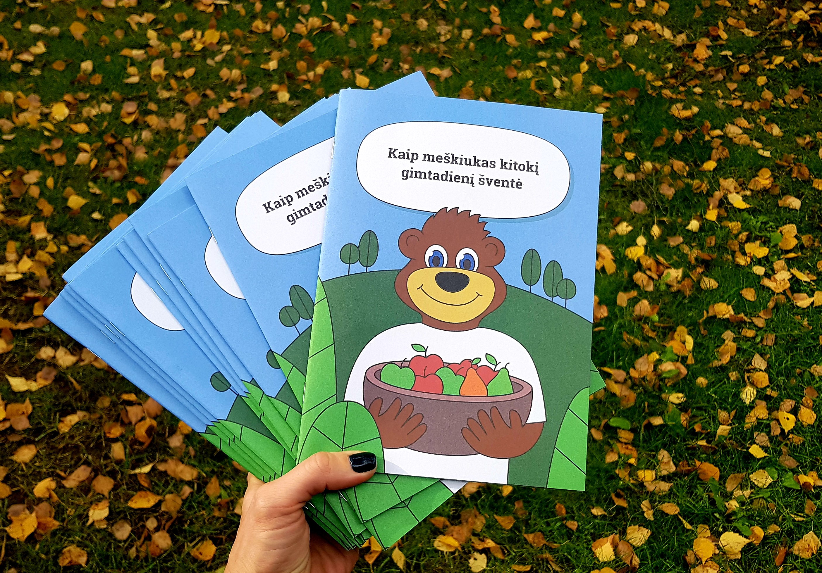 Nauja VšĮ „Gamtos ateitis“ knyga vaikams – „Kaip meškiukas kitokį gimtadienį šventė“