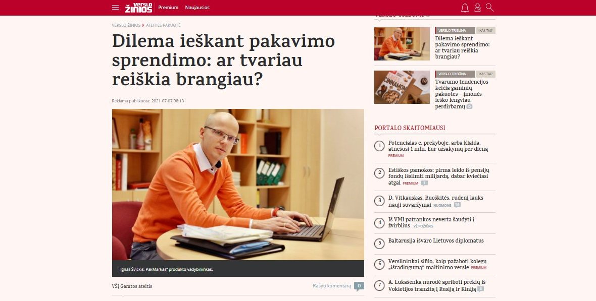 Dilema ieškant pakavimo sprendimo: ar tvariau reiškia brangiau?