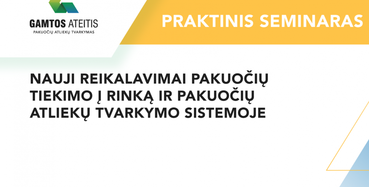 Gruodžio 1 dieną – praktinis seminaras VšĮ „Gamtos ateitis“ klientams. Kviečiame registruotis!
