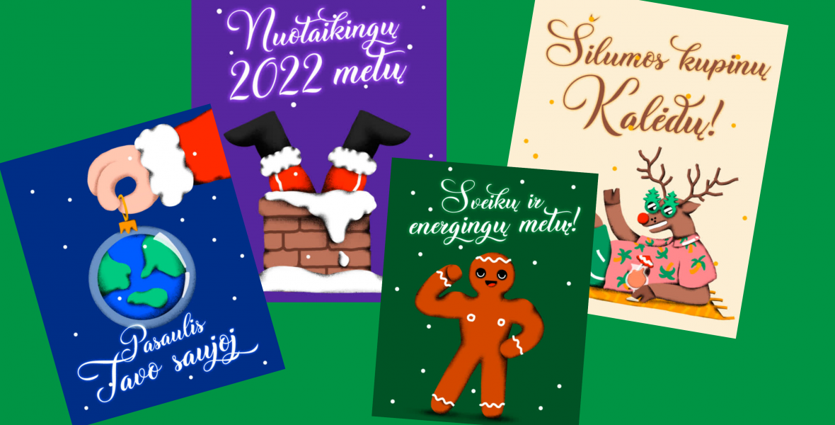 Šv. Kalėdos be popierinių atvirukų – iššūkis ar galimybė?