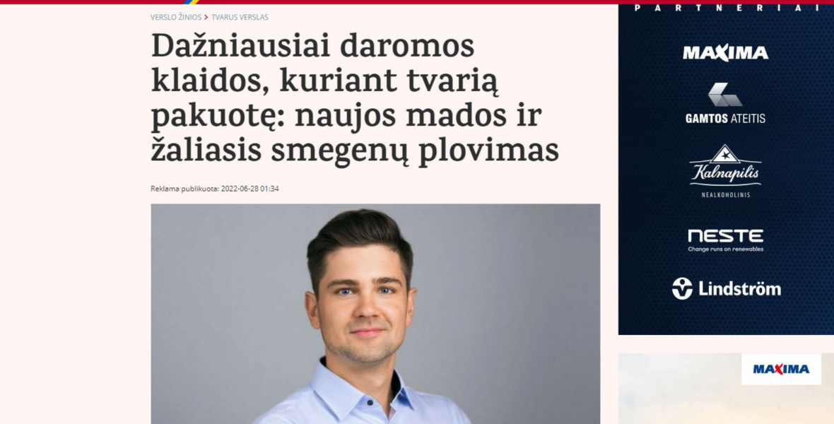 Dažniausiai daromos klaidos, kuriant tvarią pakuotę: naujos mados ir žaliasis smegenų plovimas