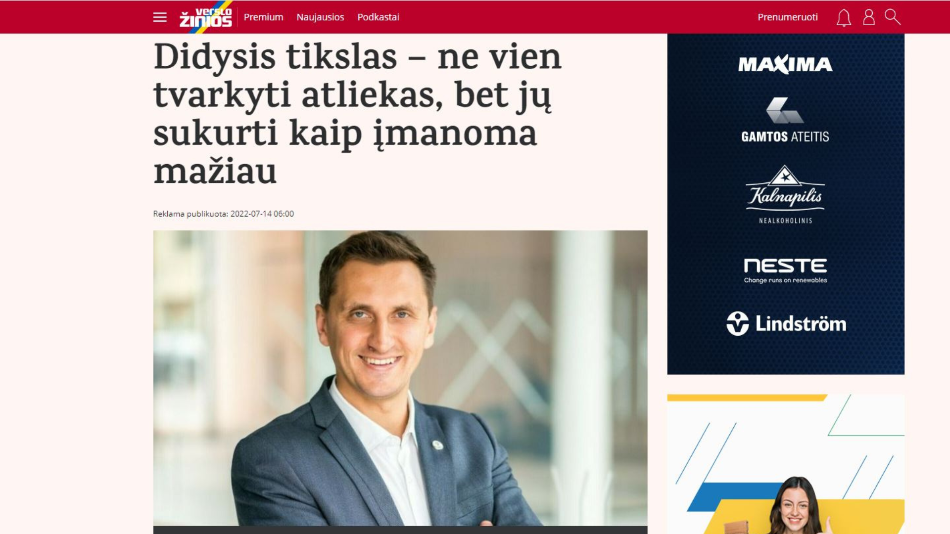Didysis tikslas – ne vien tvarkyti atliekas, bet jų sukurti kaip įmanoma mažiau