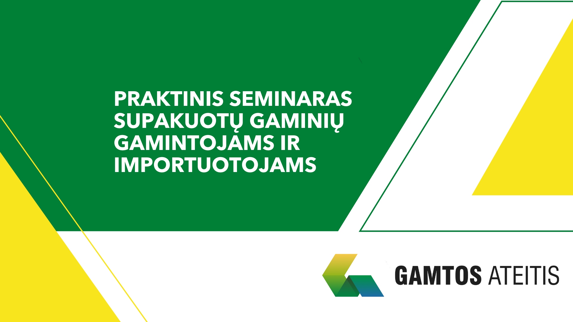 Spalio 6 d. – praktinis seminaras VšĮ „Gamtos ateitis“ klientams. Kviečiame dalyvauti!