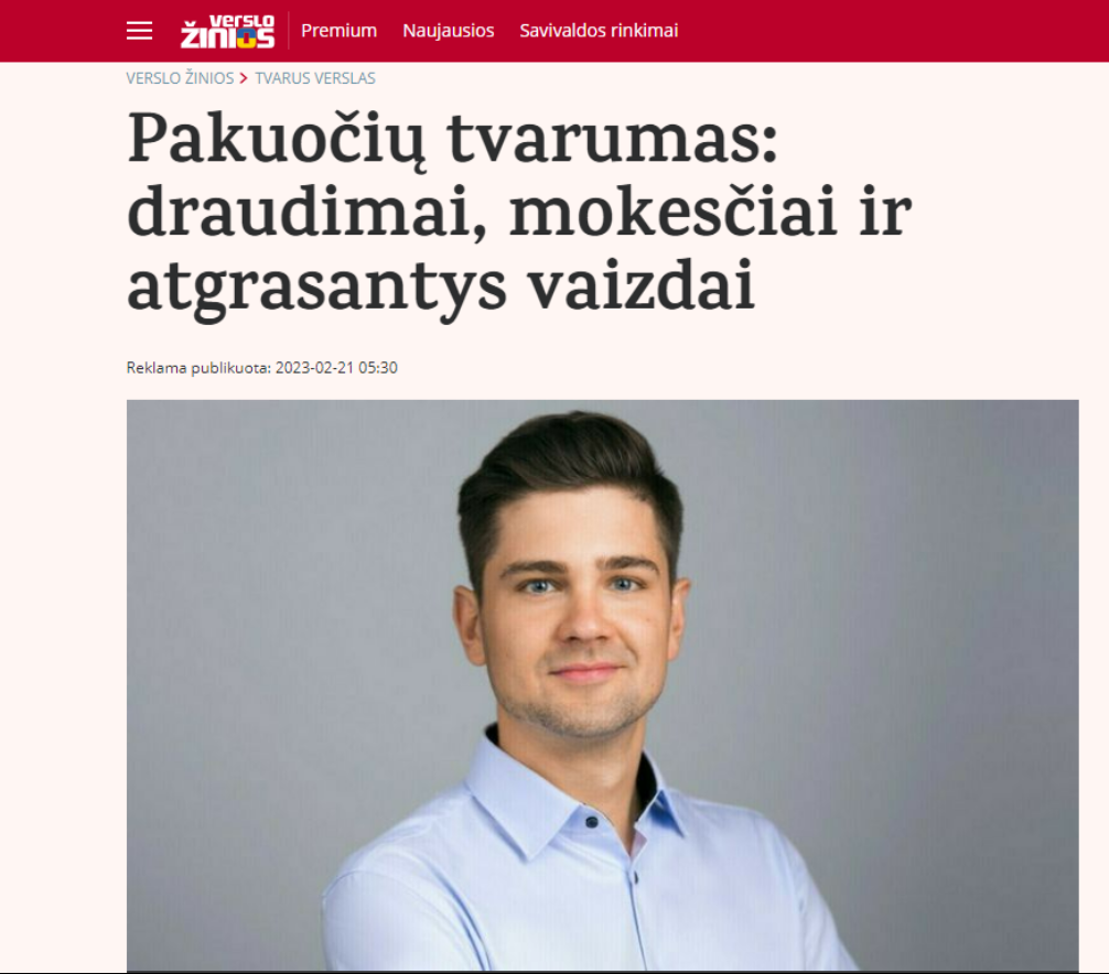 Pakuočių tvarumas: draudimai, mokesčiai ir atgrasantys vaizdai
